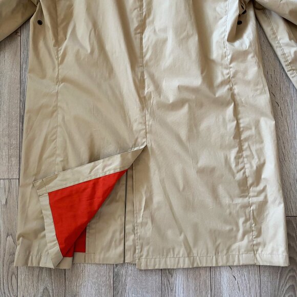Michael Kors Single-Breasted Water Resistant Tan Khaki Mens Trench Coat Size L - Picture 10 of 13